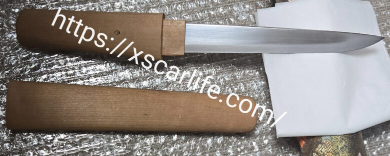 豊川海軍工廠などで製作された、自決用短刀（特攻隊員用）　
Imperial Japanese Navy Sword made-stainless
Kamikaze knife 