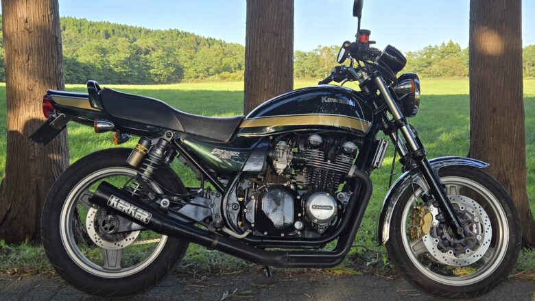 ゼファー750 ニッシンキャリパー流用 ラジアルブレーキマスターへ交換