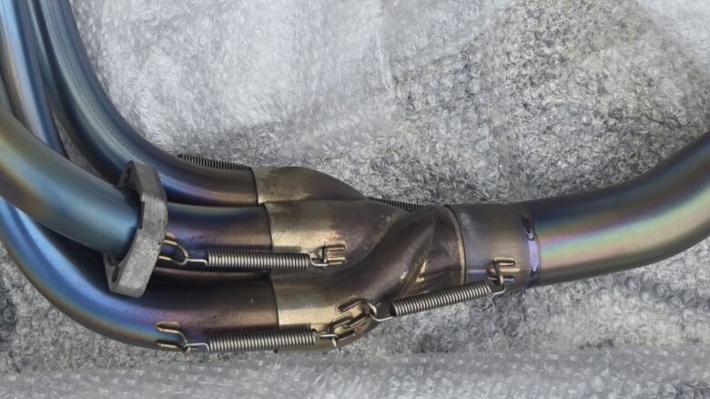 ゼファー750 ノジマチタンマフラーへ交換