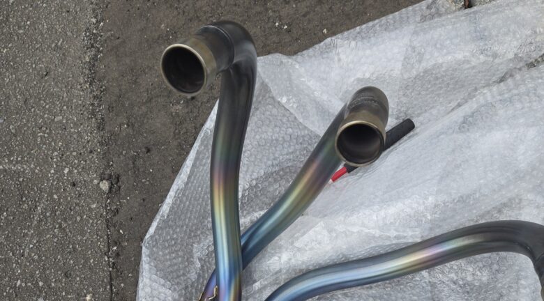 ゼファー750　マフラー交換